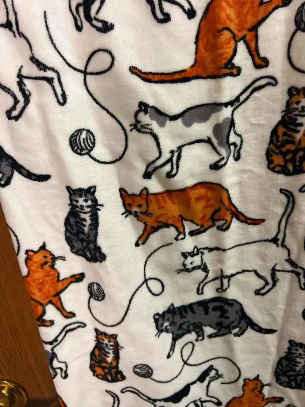 Deborah Connolly Designs Cat Pattern Bath Towel